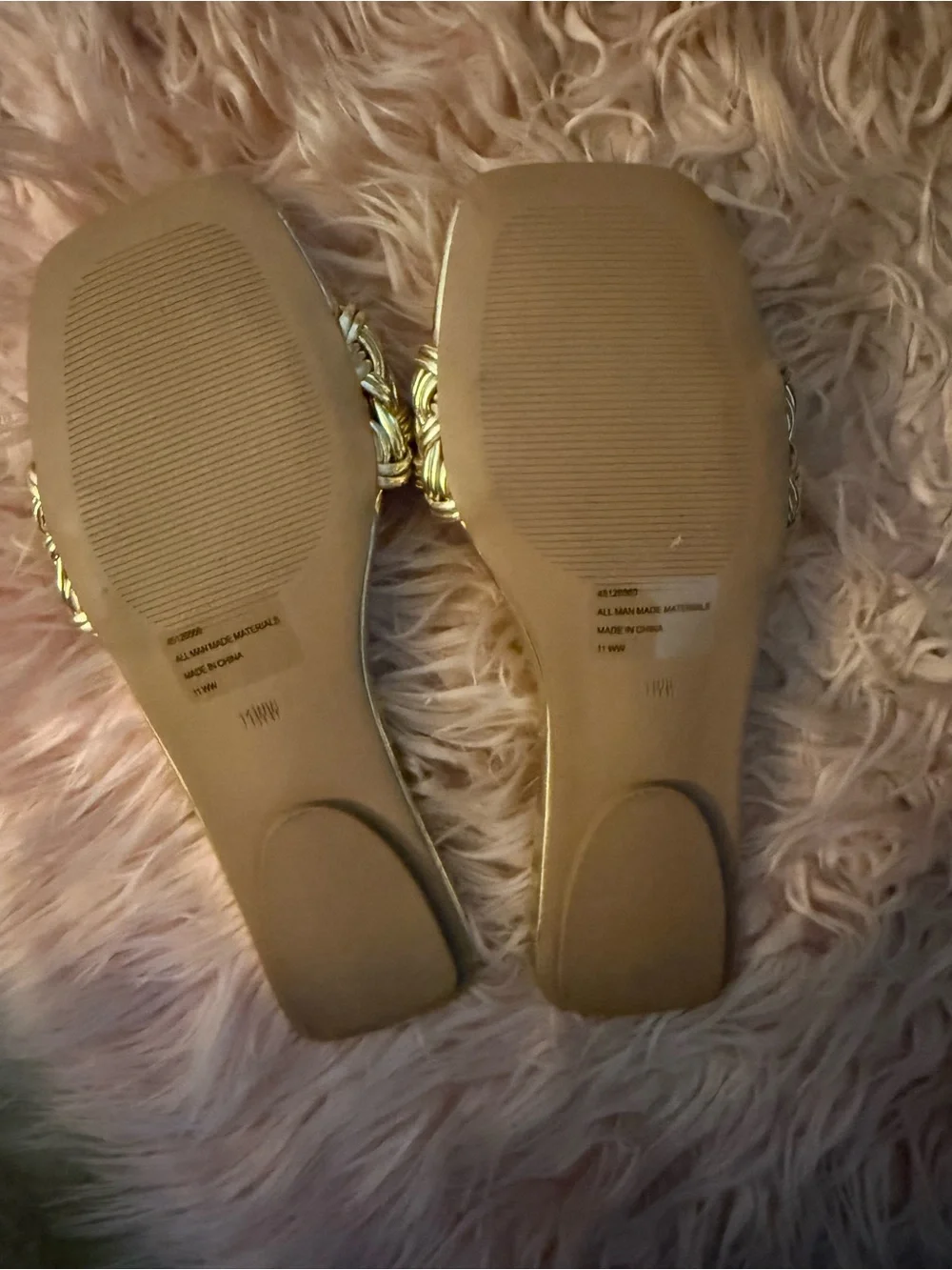 Gold Torrid sandals